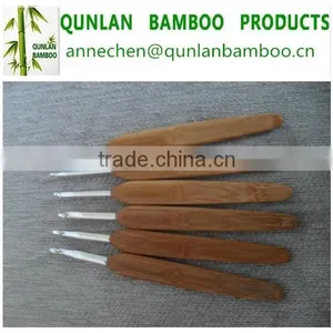 Bamboo Handle Metal Crochet Hooks Kitting Needle thumbnail-1