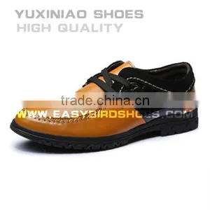 New Model Style Fashion Top Layer Leather Casual Shoes for Men Have Sample, Men Casual Shoes Fashion High Quality for Male thumbnail-1