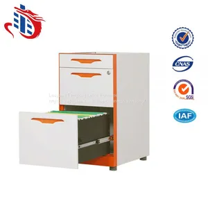 Luoyang Factory Direct 3 Drawers Pedestal Metal Filing Cabinets thumbnail-4
