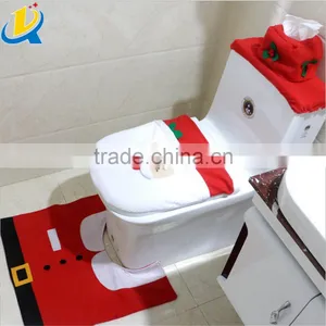 Hot Sale Cute Christmas Closestool Decoration Santa Toilet Seat Cover thumbnail-1