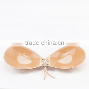 Sexy Big Breast Girls New Fashion Push up Invisible Silicone Bra thumbnail-6