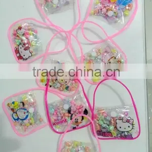 Diy Handmade Acrylic Beaded Set With Custom Logo Bags Pack Early Educational Loose Beads Bags Set for Children Gifts thumbnail-3