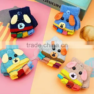 TC13014 Personalized Winter Warm Baby Gloves, Cheap Knitted Animal Pattern Kids Gloves Wholesale thumbnail-6