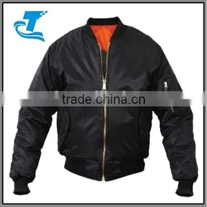 New Custome Men Fashion Nylon MA-1 Flight Jacket thumbnail-1