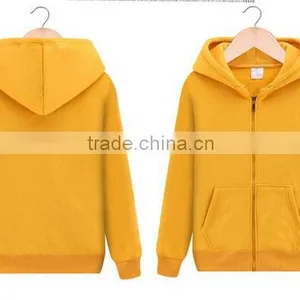 2017 China Wholesale Good Quality Hot Sale Men Fleece Zipper Hoodies thumbnail-1