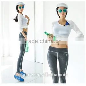 Hot Sexy Girls Wearing Fitness Legging Yoga Pants Long Workout Pants thumbnail-1