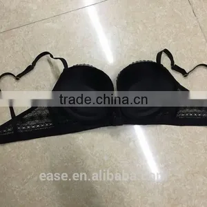 Hot Briefs Women Tempting Comfortable Front Buckle Sexy Lace Underwear Babydoll Push-Up Padded Bra Sets thumbnail-1