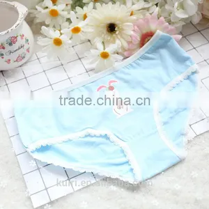 Sky Blue Gift Box Cartoon Cotton Women's Underwear Wholesale Cute Cotton Sexy Low Waist Panties Briefs thumbnail-5