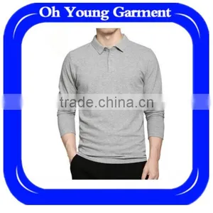 British Gentleman Mens Long Sleeve Polo Tshirt thumbnail-1