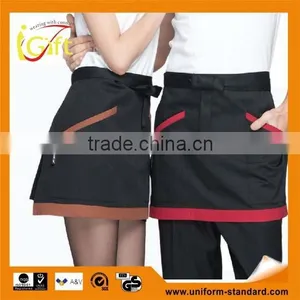 Unisex Morden Short Cafe Shop Aprons for Young Waitress Waiters thumbnail-1