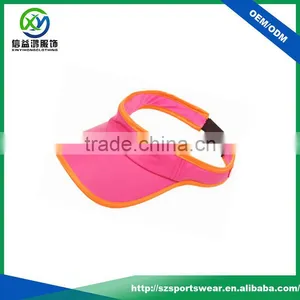 New Design Contrast Color Polyester Golf Visor For Lady thumbnail-1
