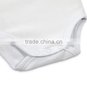 OEM Logo 100% Cotton White Baby Boy Rompers Baby Long Sleeve Jumpsuit Bodysuit Newborn Sleep Gown thumbnail-3