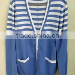 The Deep V Neck Sailor Design Cardigan Casual Men Knitted Sweater Men (Maco Johnston) thumbnail-1