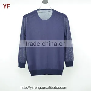 Ladies Beautiful Transparent Woman Sweater thumbnail-2