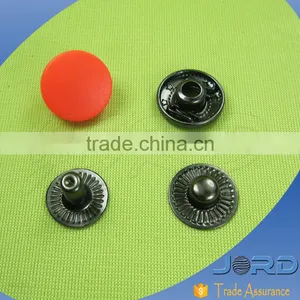 4 Parts Colorful Nylon Cap Press Stud Sewing Snap Buttons for Fur Jacket Coat thumbnail-3