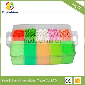 20000pcs Each Box 5 mm Perler Beads Set With 6pcs Pegboard and Twezzer Creative Educational Toys thumbnail-4