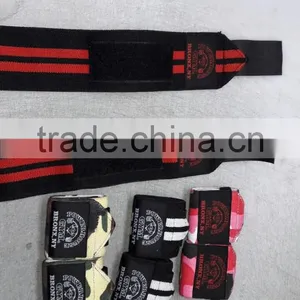 Custom Camo Printed Crossfit Fitness Wrist Wraps With Customized Logo thumbnail-6