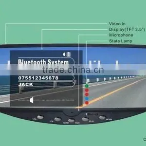 High Quality Wireless Car Parking Sensor With 3.5 Inch Rearview Mirror thumbnail-1