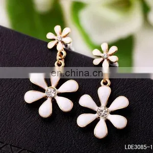 Hawaiian Ear Flower Indian Enamel Earring LDE3085 thumbnail-1