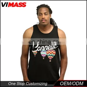 100% Cotton Stripe Tank Top for Man thumbnail-1