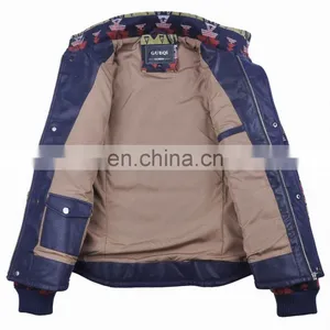 Lastest Fashion Mens Bright Color Leather Korean Winter Coat 2015 thumbnail-2