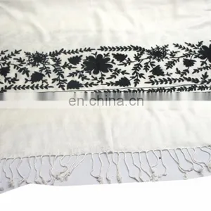 Viscose Pashmina Shwal With Embroidery thumbnail-2