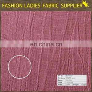 2015 Spring New Design 100% Weaving Rayon Fabric in Shaoxing thumbnail-4
