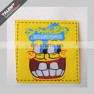 Custom OEM Private Design Colorful Printed Satin Label for Clothing thumbnail-1