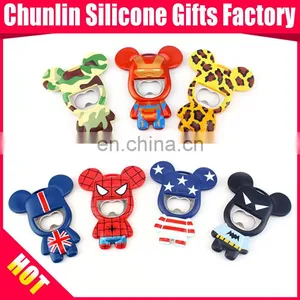 Customize Cute Mickey Bottle Opener / Fridge Magnet Bottle Opener thumbnail-1