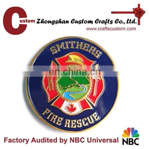 Custom 3D Logo Gold Plated Cloisonne Commemorative Challenge Coin thumbnail-4