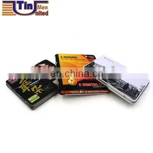 Square Colored Stripes Design CD,VCD,DVD,HD-DVD,Blue-ray Disc Tin Box thumbnail-5