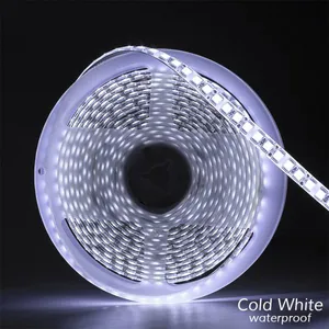 DC12V LED Strip 5054 120led/m 5M/Lot High Brightness 600LEDs 5054 Flexible LED Strip Light Ice Blue / Cold White thumbnail-2