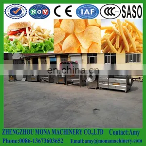 Frozen French Fries Potato Chips Factory Equipment Price/french Fries Making Machines/potato Processing Line thumbnail-5