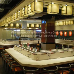 Automatic Rotate Sushi Conveyor Belt Machine: Michaeldeng@gdyuyang.com thumbnail-3