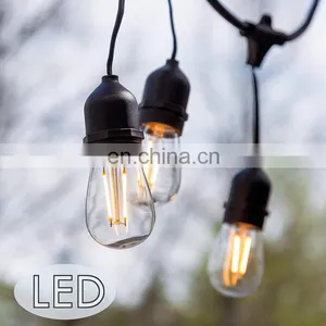 Connectable Garden Festoon Vintage Commercial Grade Outdoor Weatherproof Decorative and Luminar Led String Lights thumbnail-2