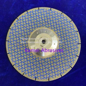 Electroplated Diamond Cutting Wheel With Flange Groove thumbnail-1