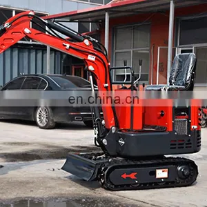 FREE SHIPPING CE/EPA/EURO 5 Mini Digger Excavator 1 Ton Price With Thumb Bucket thumbnail-3