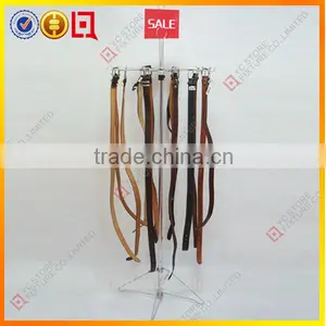 Floor Chrome Belt Rack Display thumbnail-1