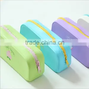 Stock!Silicone Pencil Bag School Office Silicone Pen Cases / Wholesale Colorful Pencil Bag thumbnail-1