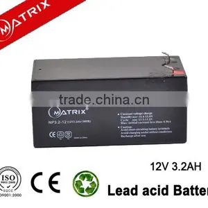 Matrix Brand 3.2ah Rechargeable 12V Solar Panel Battery thumbnail-1