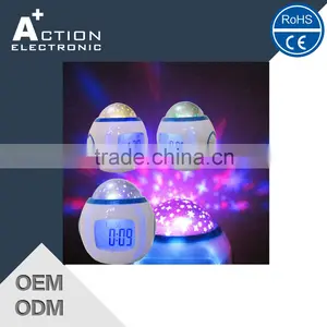 Egg Shape Star Laser Projection Cuckoo Clock thumbnail-1