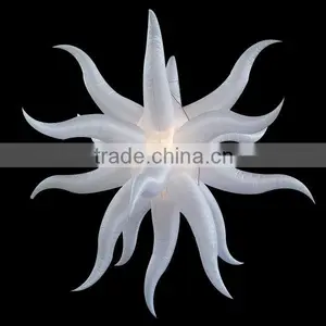 Custom High Quality Led Star Light Inflatable Ceiling Hanging Decoration for Party Bar Club Decoration thumbnail-1