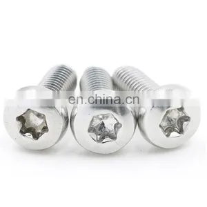 Stainless Steel Anti Theft Star Bolt With Cap m8 Torx Bolt With Pin M16 Anti-theft Bolts thumbnail-1