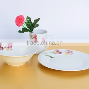 Porcelain Tableware Brand, Cheap Christmas Dinnerware, Ceramic Plate Dinner Set thumbnail-3