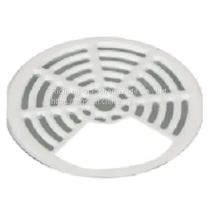 Floor Sink Parts Enamel Cast Iron Round Floor Sink Half Top Grate thumbnail-2