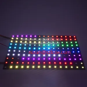 DC5V LC8812B WS2812 8X8 8X16 16x16 Rgb Led Bendable Matrix Led Pixel Control Led Panel thumbnail-1