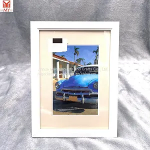 PS Plastic Solid Color White Photo Frame Goes With Everything for Decoration thumbnail-2