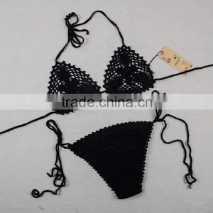 New Women Swimsuit Crochet Sexy Bikini thumbnail-1