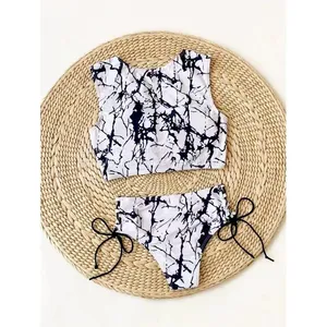 Ladies Women Printed Sexy Swimsuit Bikini Swimwear thumbnail-2