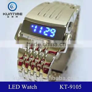 Machine Cat Head Stainless Steel Back Iron Samurai Watch Lcd Dispay Watch Spanish thumbnail-1